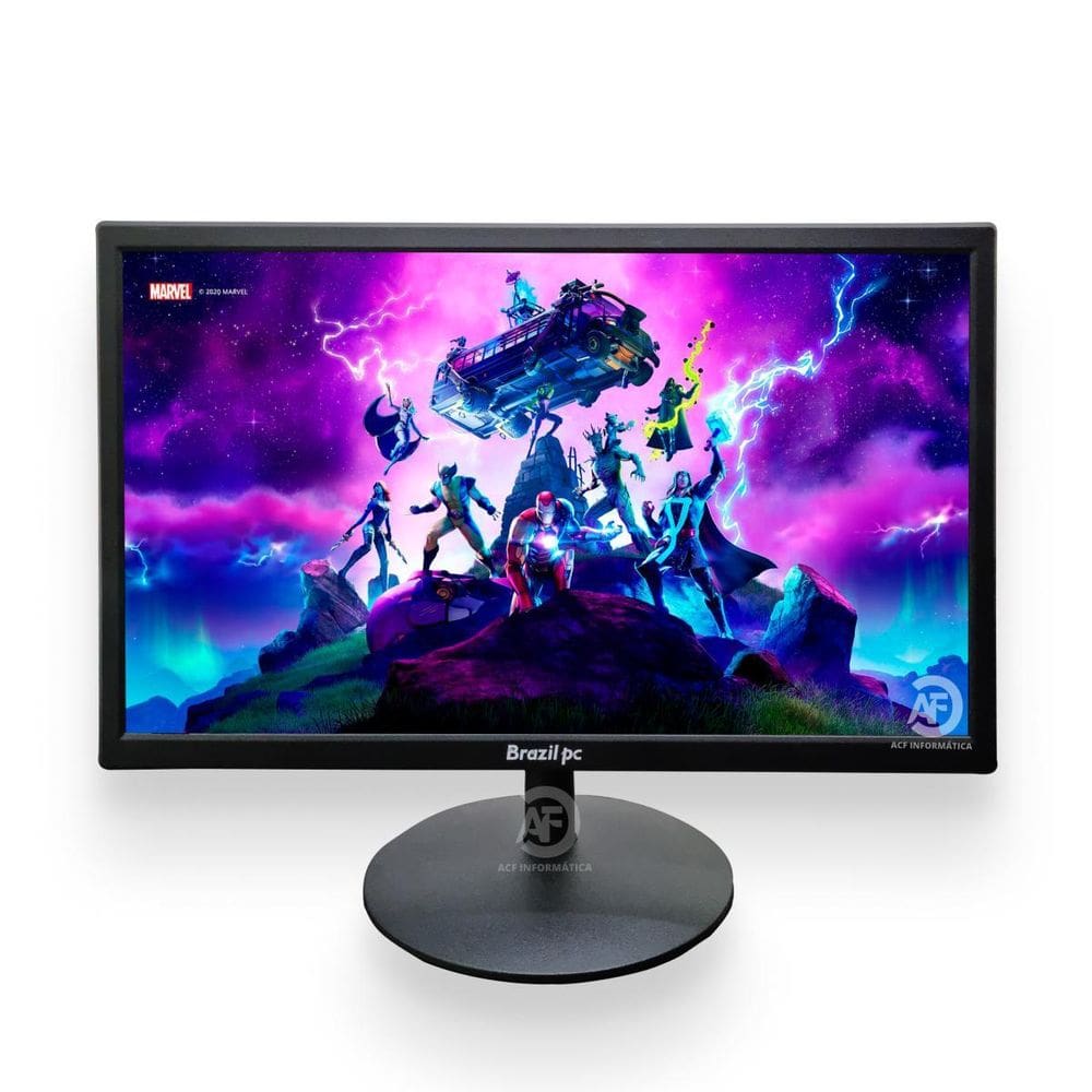 Monitor Gamer Led 19 Polegadas Brazilpc Hdmi Vga Vesa Preto