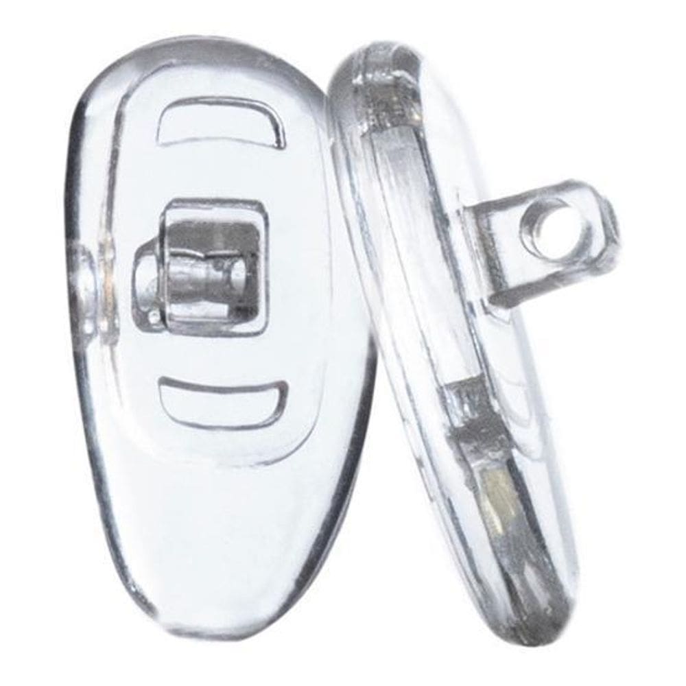 2 Par Plaqueta Silicone E 4 Parafuso - Transparente 12 Mm