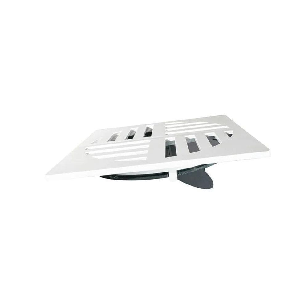 Grelha Com Fecho Automático Quadrado 10Cm Branco Estrela
