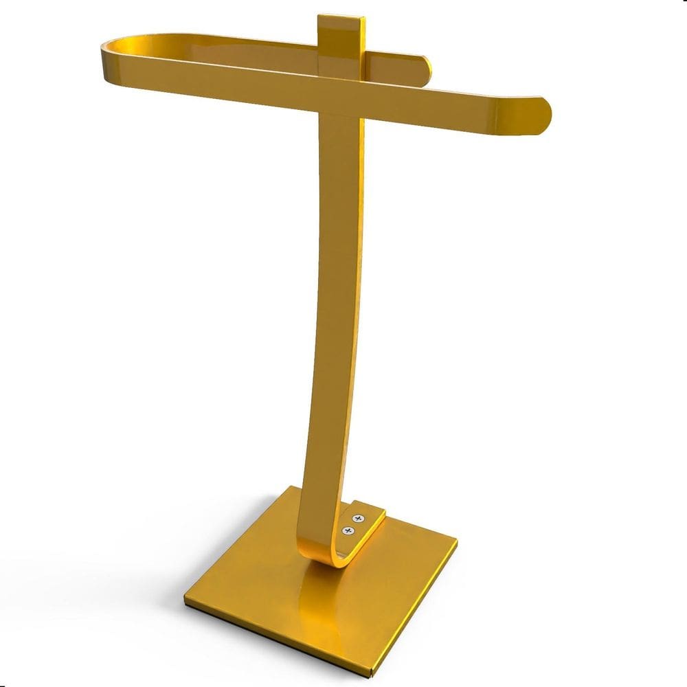 Toalheiro Para Banheiro Porta Toalha Lavabo Bancada Dourado