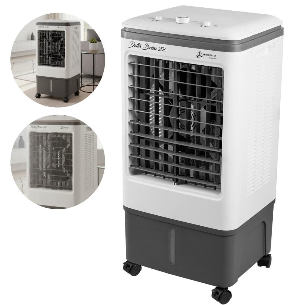Climatizador de Ar Frio Portátil 20 Litros 3 Velocidades Ventilador Brisa Venti-Delta