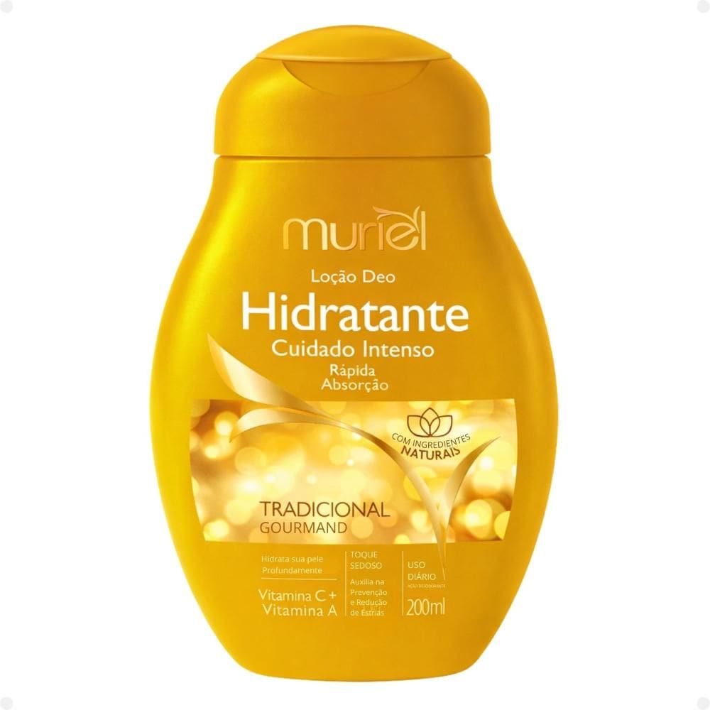 Loção Deo Hidratante Corporal Muriel Tradicional Gourmand 200ml