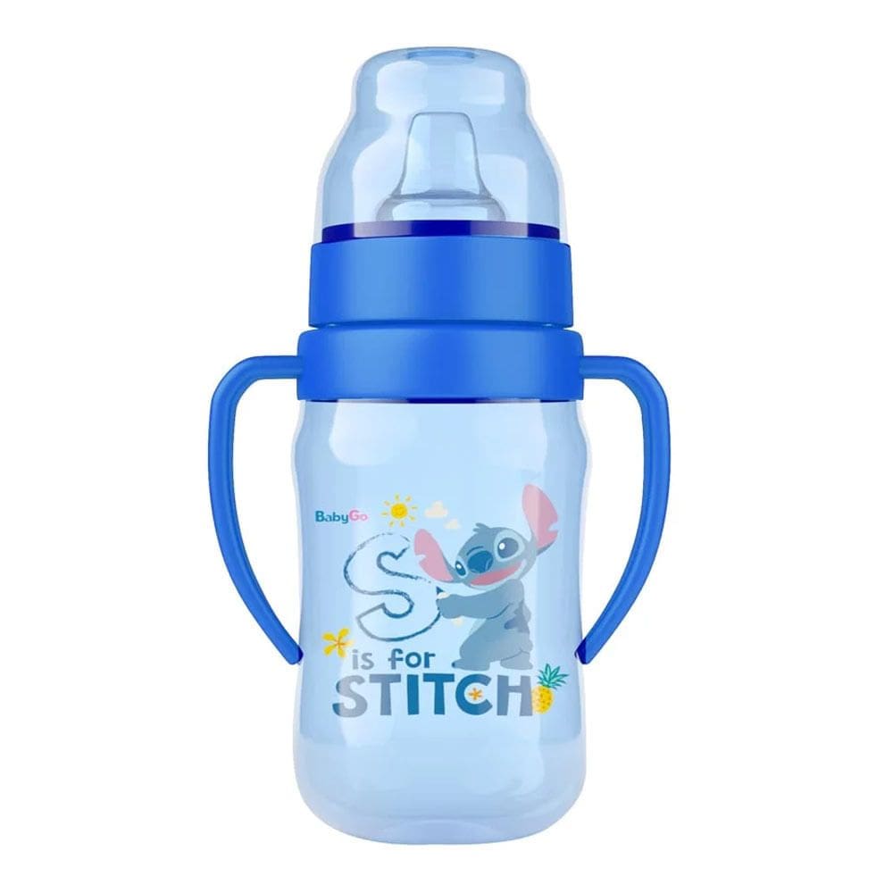 Copo Treinamento Stitch Com Alças 400ml Dermiwil