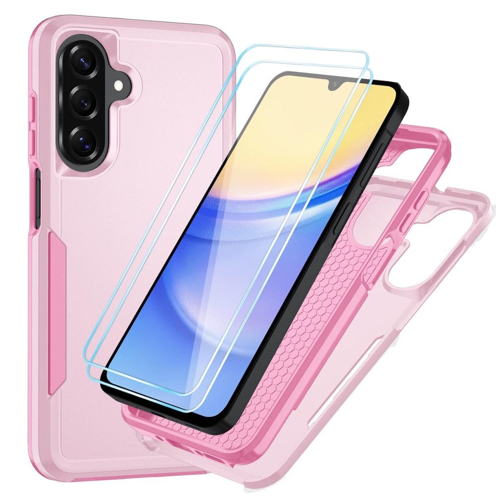 Capa para Celular Suncasetor Galaxy A15 5G Militar Rosa