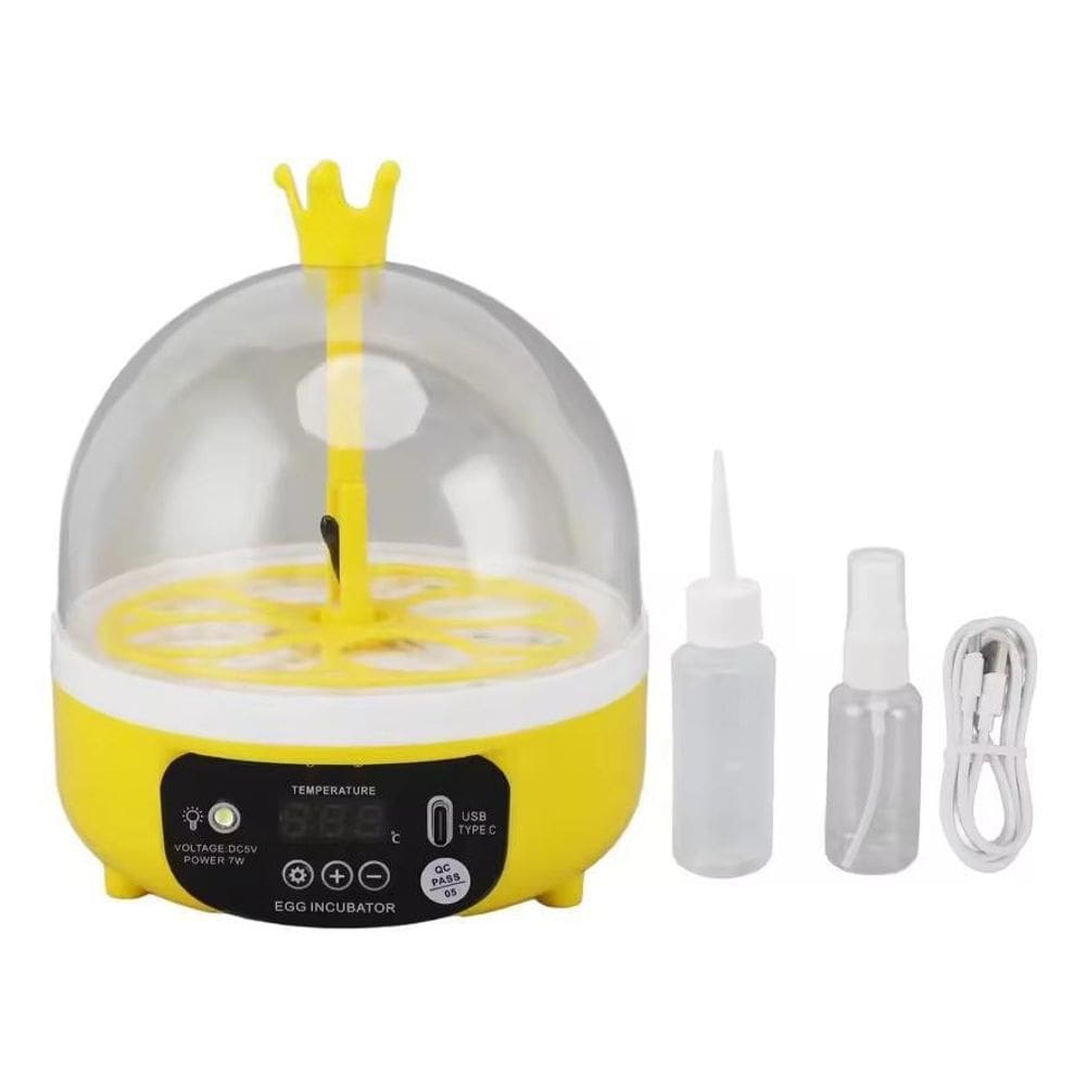 Mini Chocadeira Automática Incubadora P/ 4 Ovos Galinha Pato