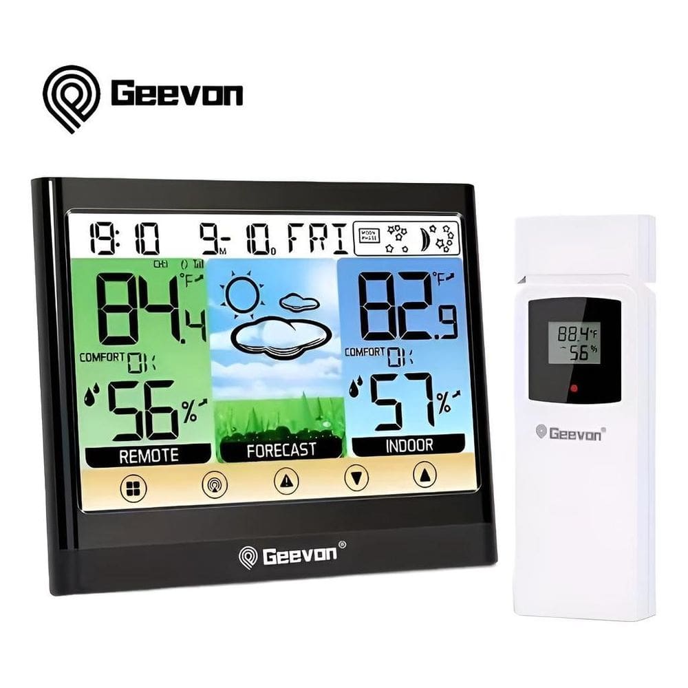 Estação Meteorológica Digital Geevon Termômetro Despertador