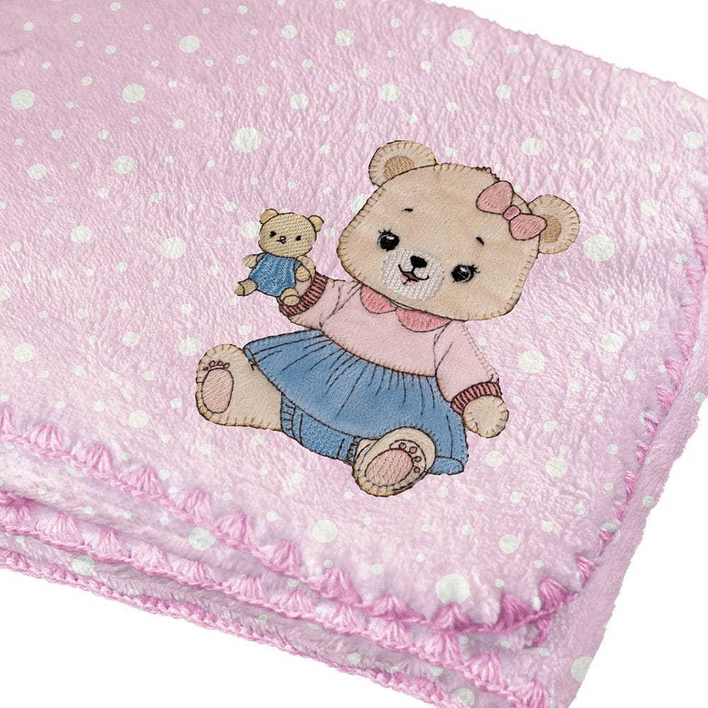 Cobertor para Bebê de Microfibra 90cm x 1,10m Baby Joy