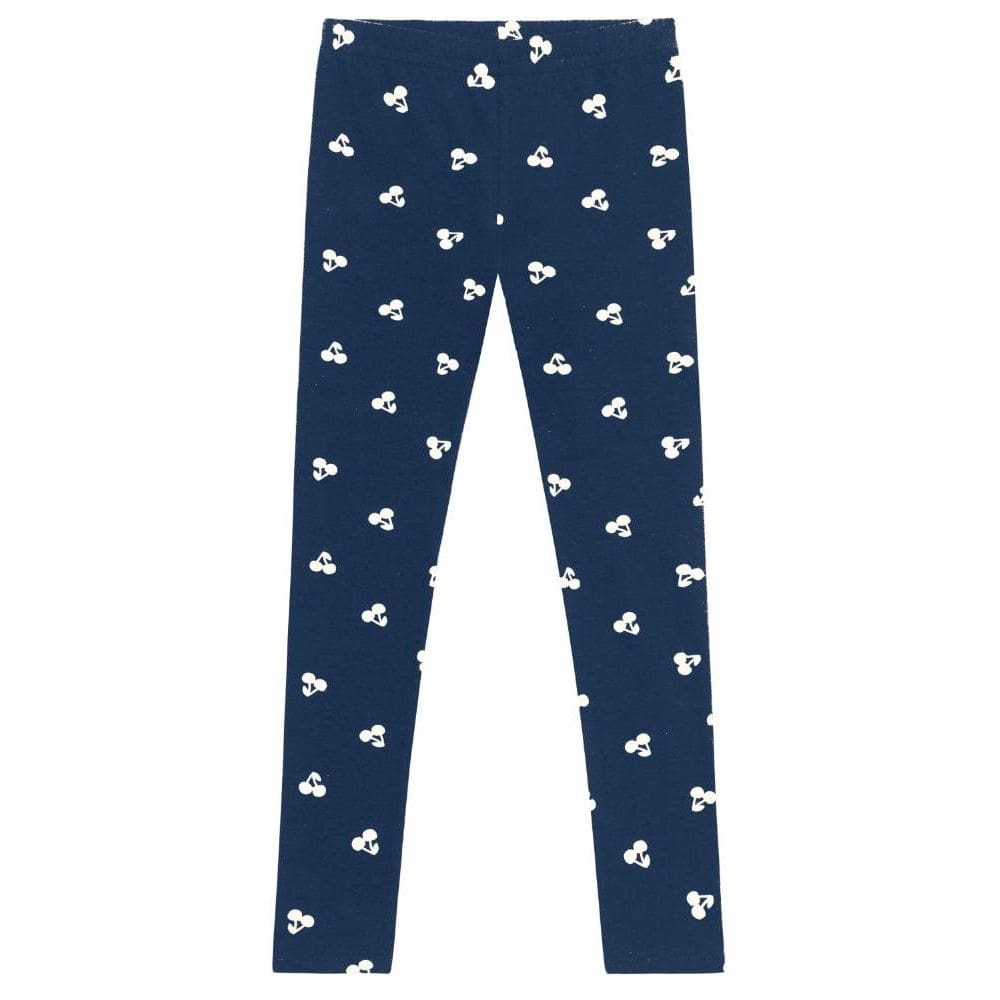 Calça legging infantil menina de cerejas em cotton Brandili
