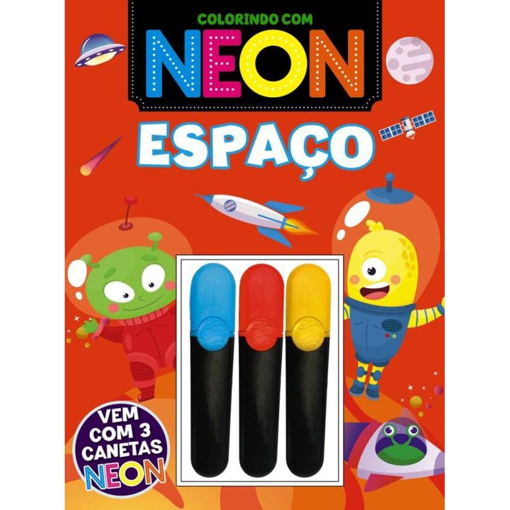 Colorindo com Neon - Espaço