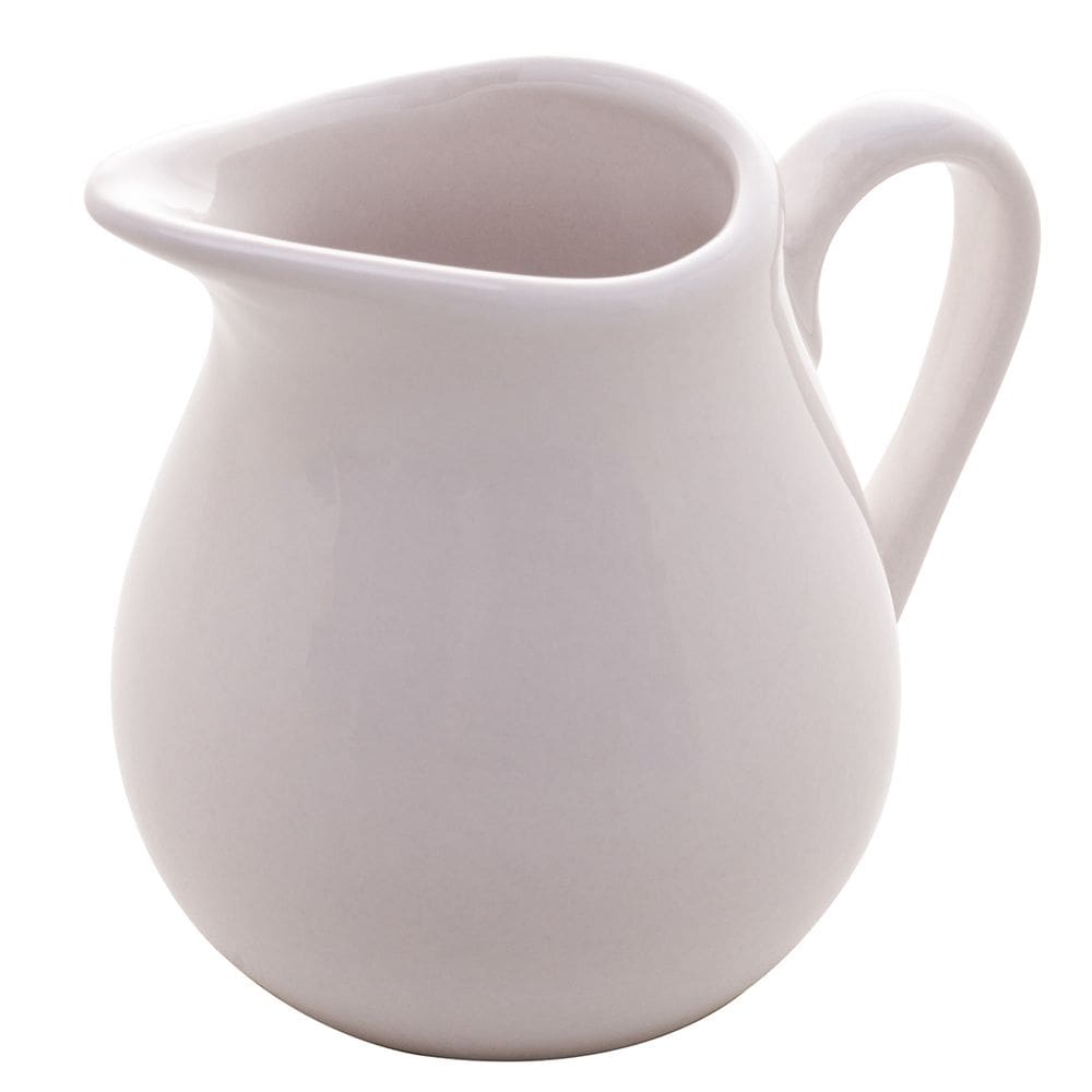 Mini Leiteira Molheira Jarrinha Porcelana Clean Branca 90ml