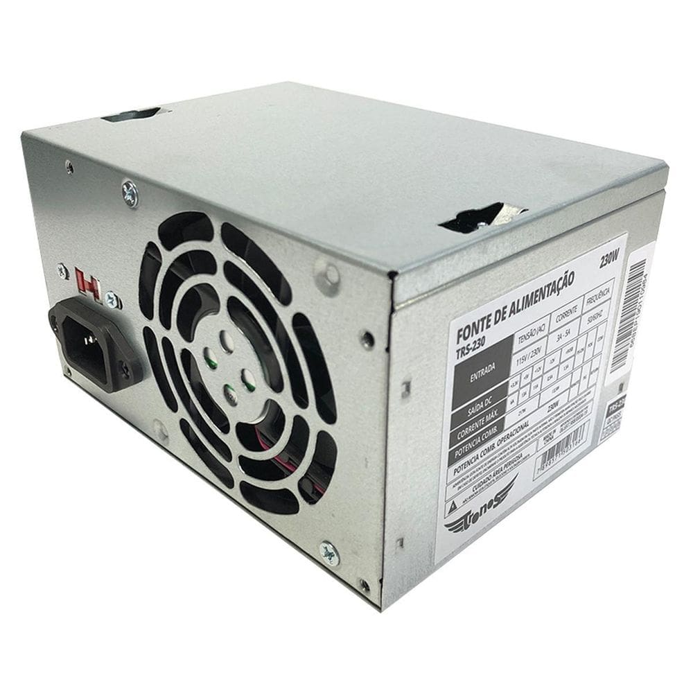 Fonte Atx Tronos Trs-230 230W 24 Pinos Sem Cabo