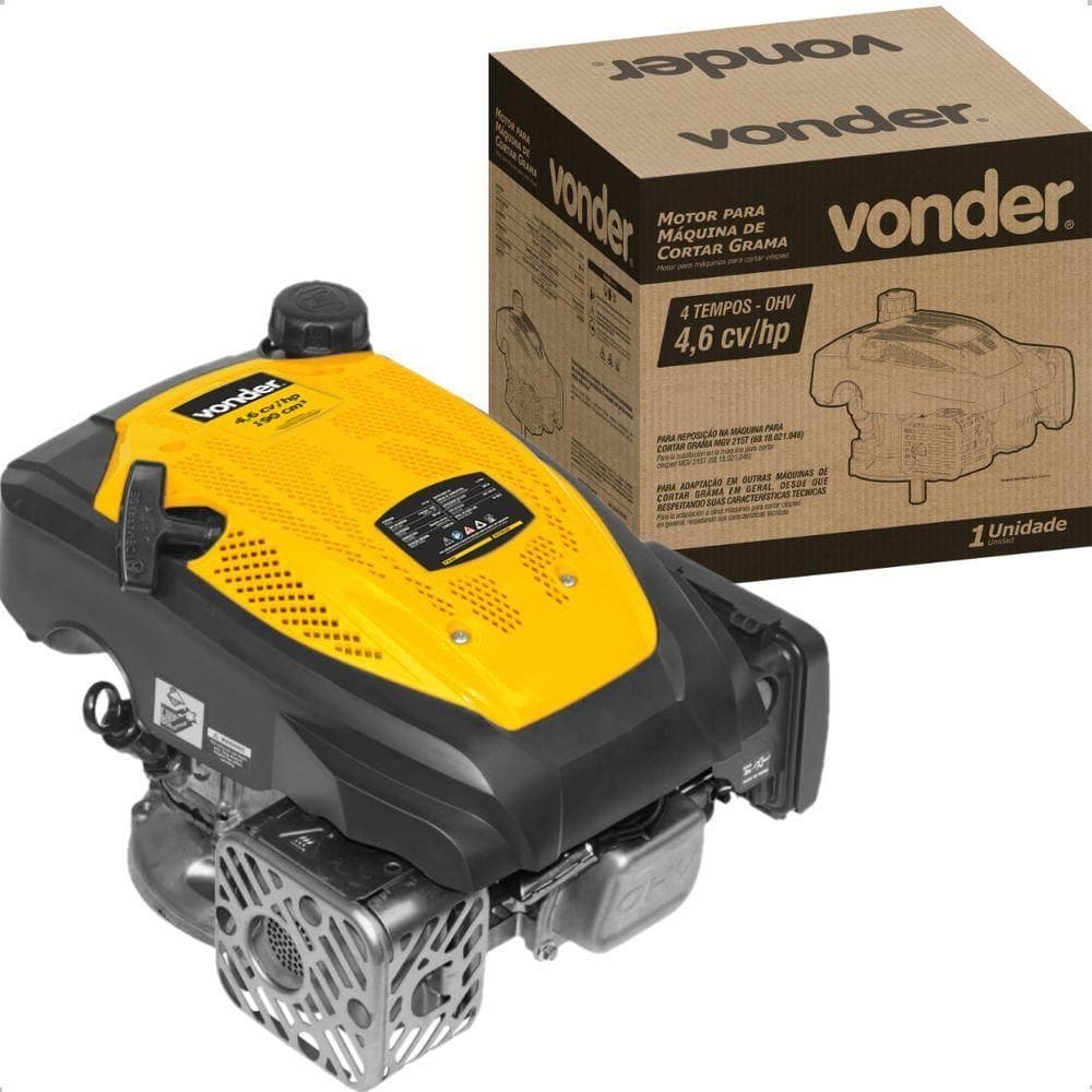Motor Cortador De Grama Mgv215t Gasolina 190 Cc 4 T Vonder
