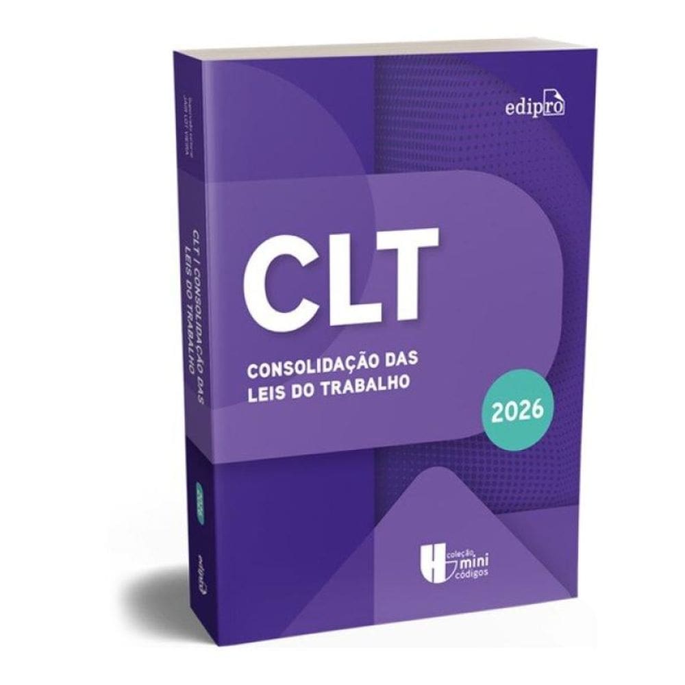 Clt 2026 - Consolidação Das Leis Do Trabalho