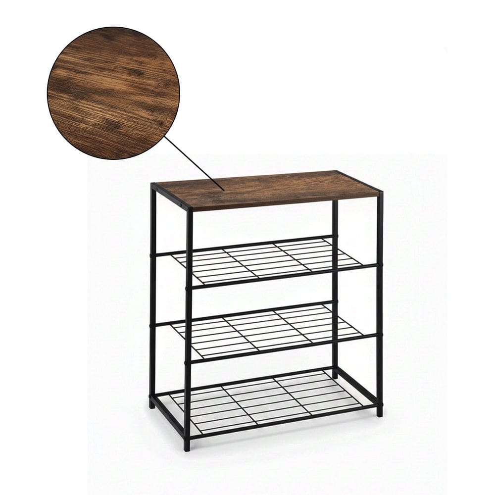 Sapateira Prateleira Organizador 4 Andares Sapatos Sandalia Organizacao Decoracao Entrada Casa