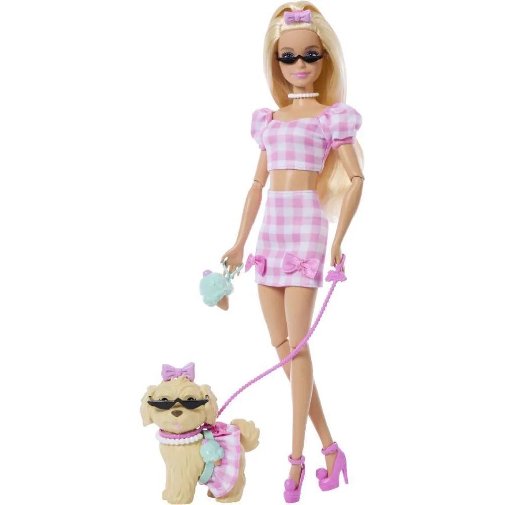 Barbie Fashion Malibu e Cão Combinando Looks JFP36 Mattel