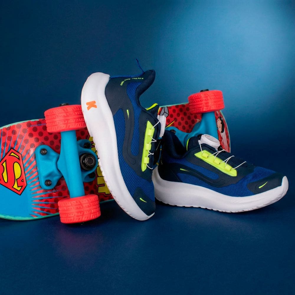 Tênis Infantil Menino Kidy Nuvem Disk Marinho Leve e Confortável