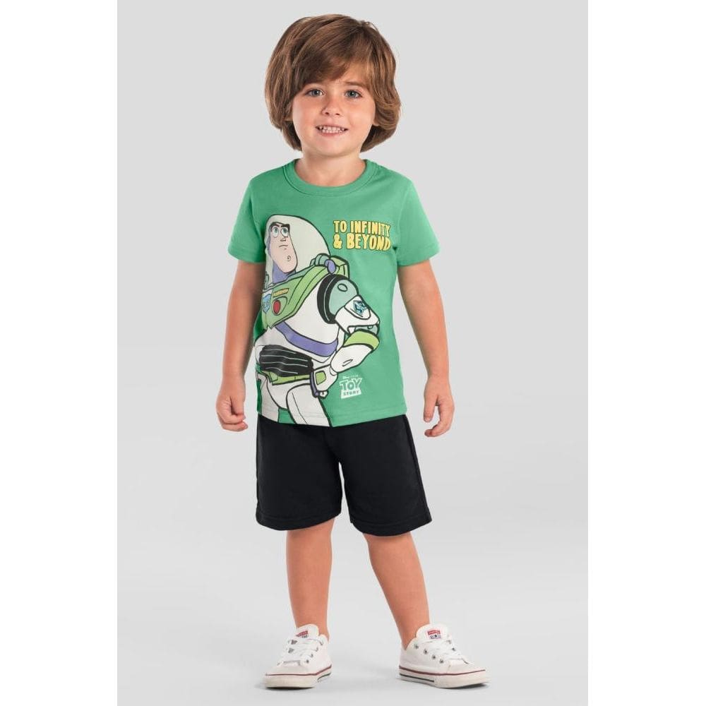 Camiseta infantil menino do Toy Story Brandili