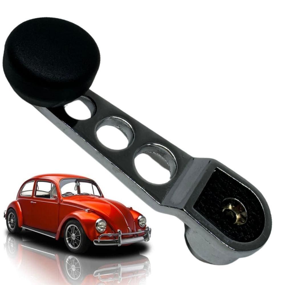 Manivela Reguladora Vidro Esportiva Fusca 77 À 96 Cromada