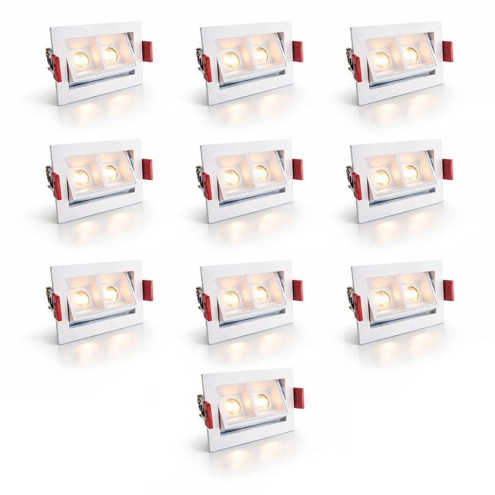 10 Mini Balizador Led Downlight Pontual Direcionável Luz09