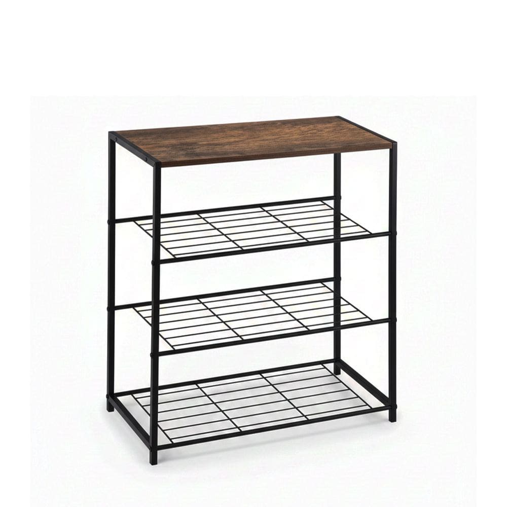 Organizador Sapateira Prateleira 4 Andares Porta Objetos Sapatos Sandalia Organizacao Decoracao Quarto Sala Hall Entrada Casa