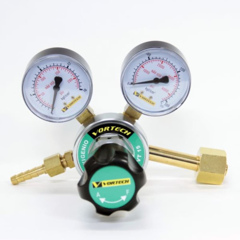 Regulador Pressao Oxigenio Vt-15 - Vortech