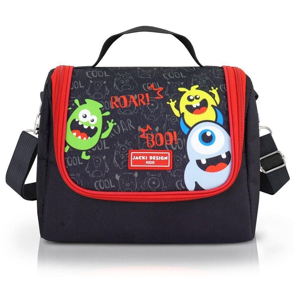 Lancheira Térmica Infantil Amiguinhos Jacki Design – 4.752 Ml Monstro Preto