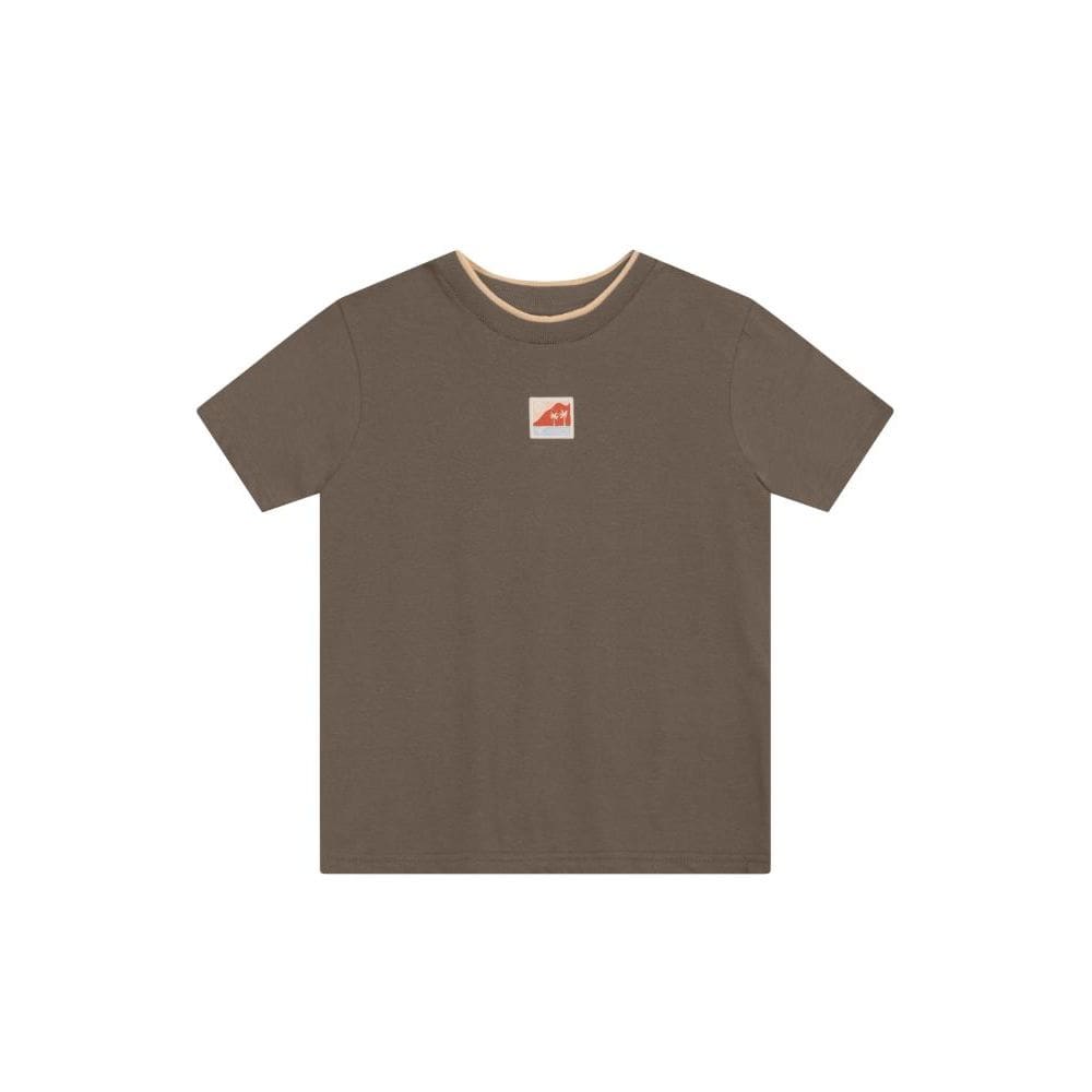 Camiseta infantil menino estampado Mundi