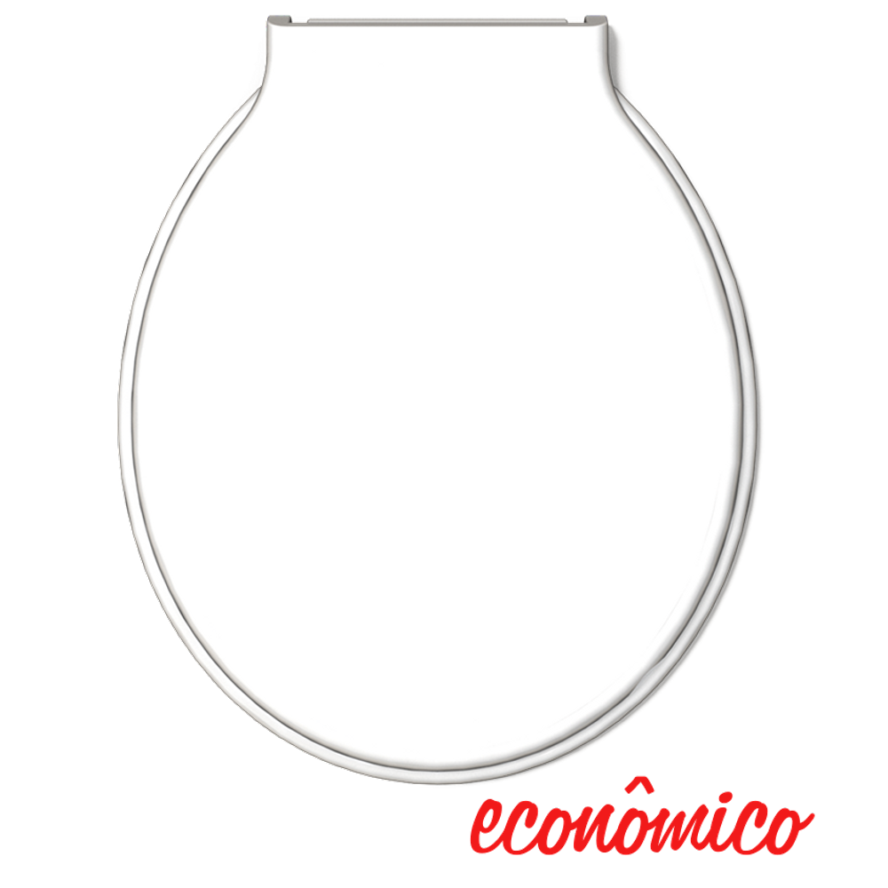 Tampa Assento Sanitário Especial Econômico Para Banheiro Almofadado Durín