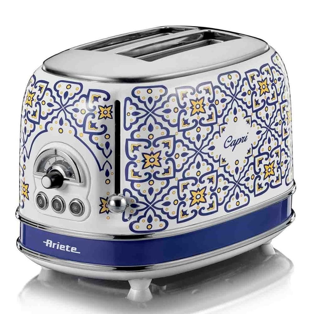 Torradeira Elétrica Ariete 155 Capri p/ 2 Fatias 6 Níveis de Tostagem 750W