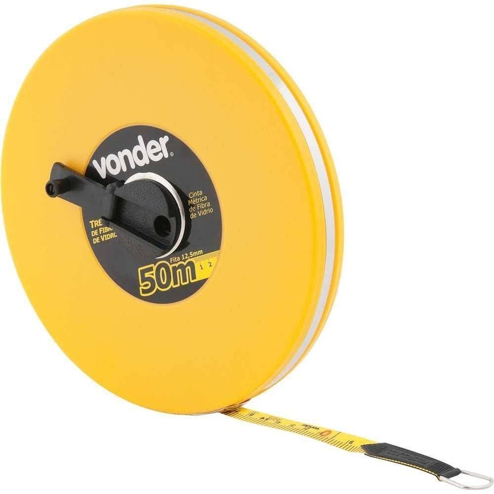 Trena De Fibra Longa, Caixa Fechada, Com 50 M, Vonder Ostenvonder