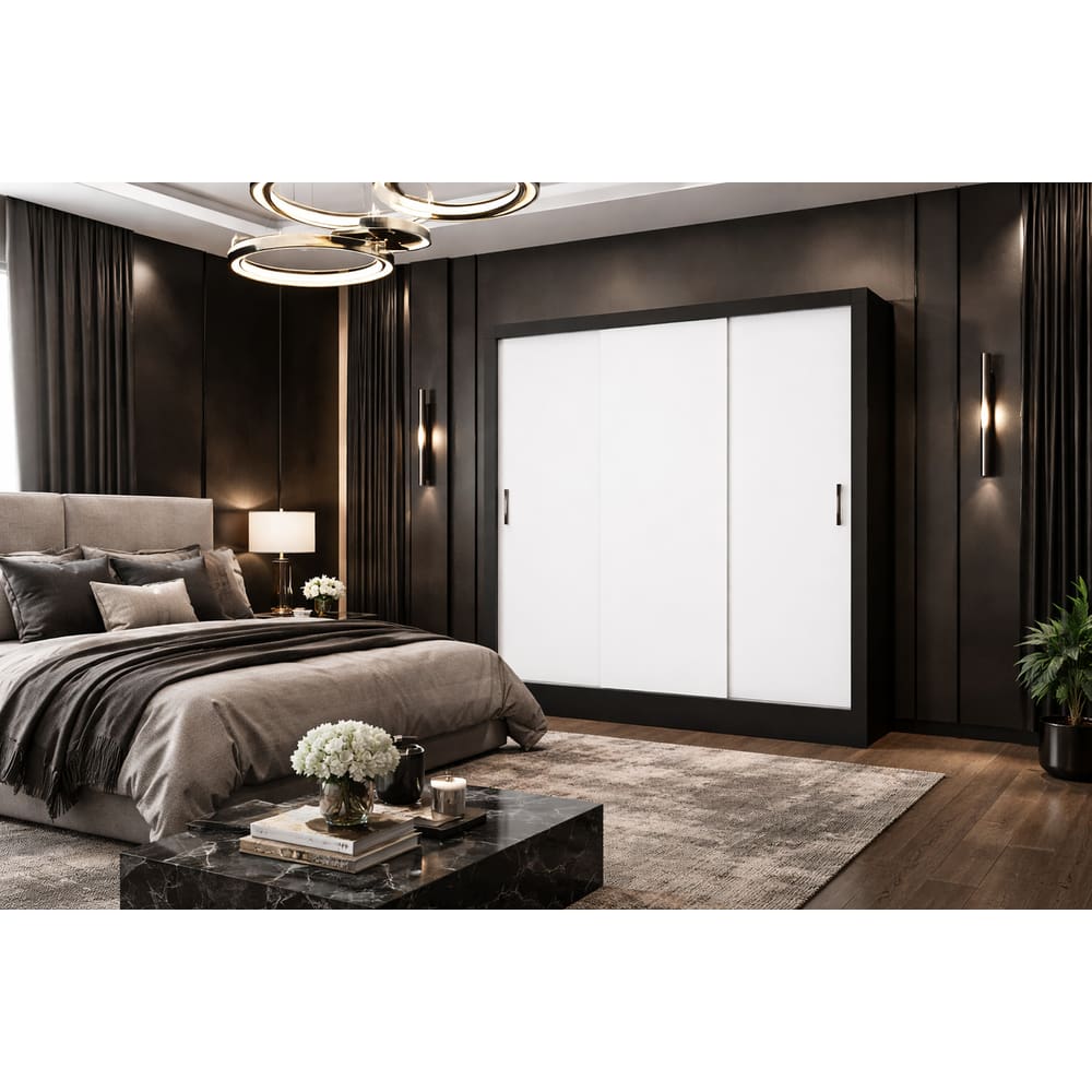 Guarda Roupa 3 Portas 3 Gavetas Sapphire -Grand Line