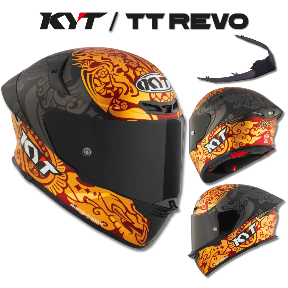 Capacete KYT TT Revo  Enea Bastianini Réplica Indonésia 2023