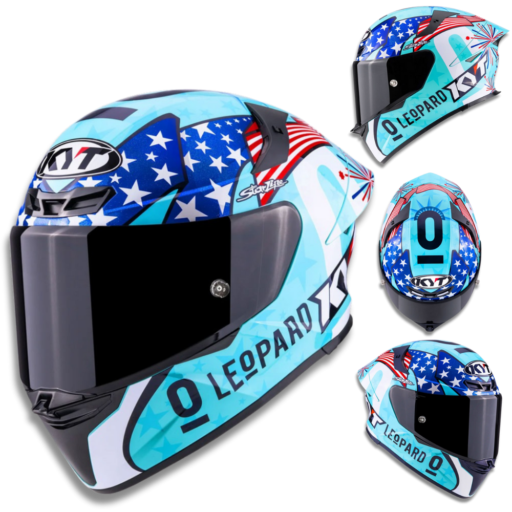 Capacete KYT TT Revo Leopard Americas