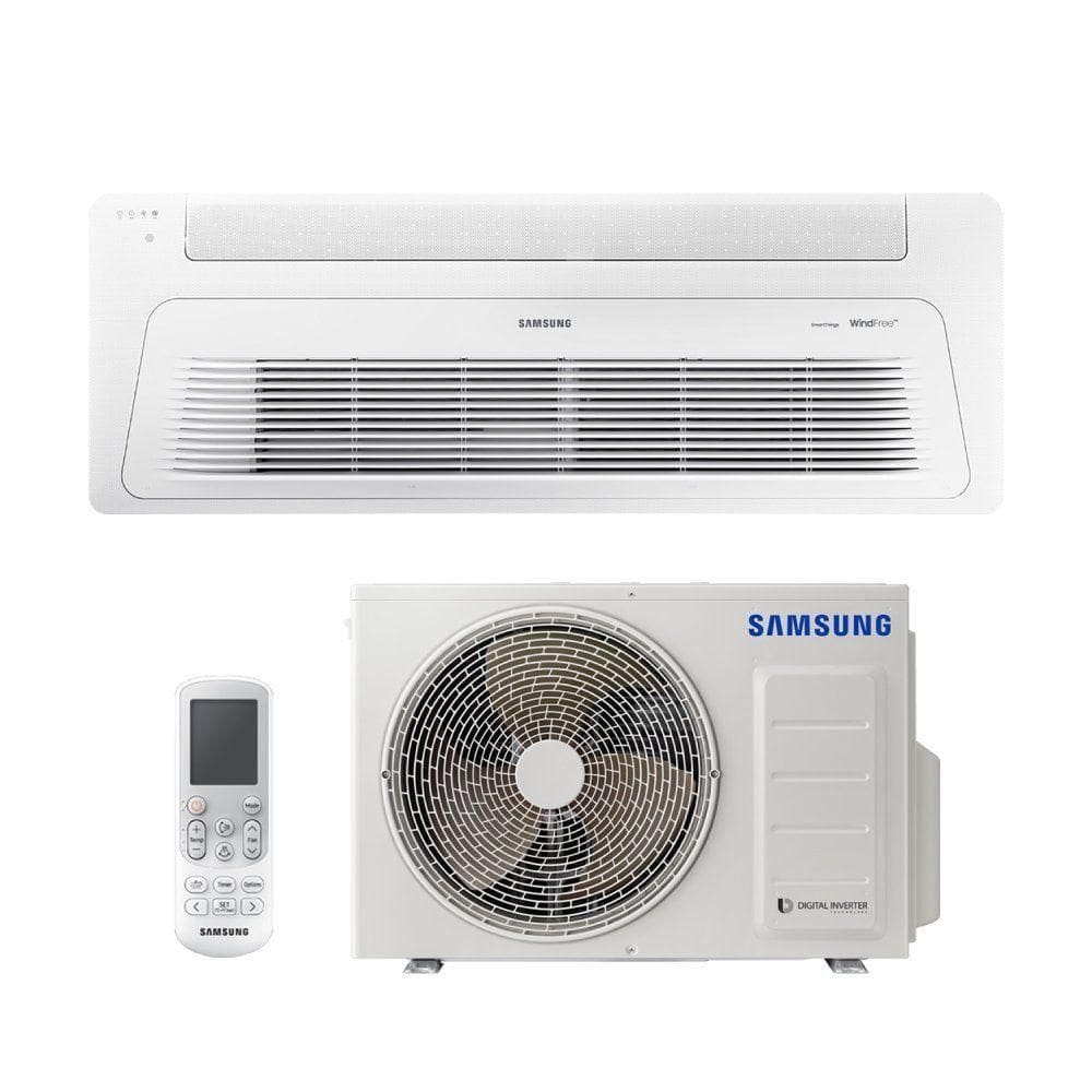 Ar Condicionado Cassete 1 Via Samsung WindFree Inverter com Wifi 17000 BTUS Quente e Frio 220V AC018DN1DKG-AZ