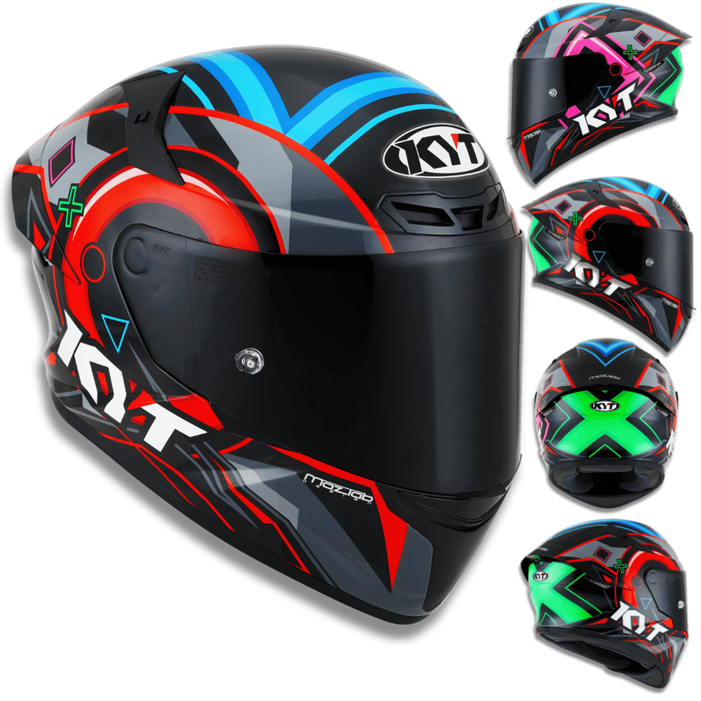 Capacete KYT TT Course Ratthapark Play Preto