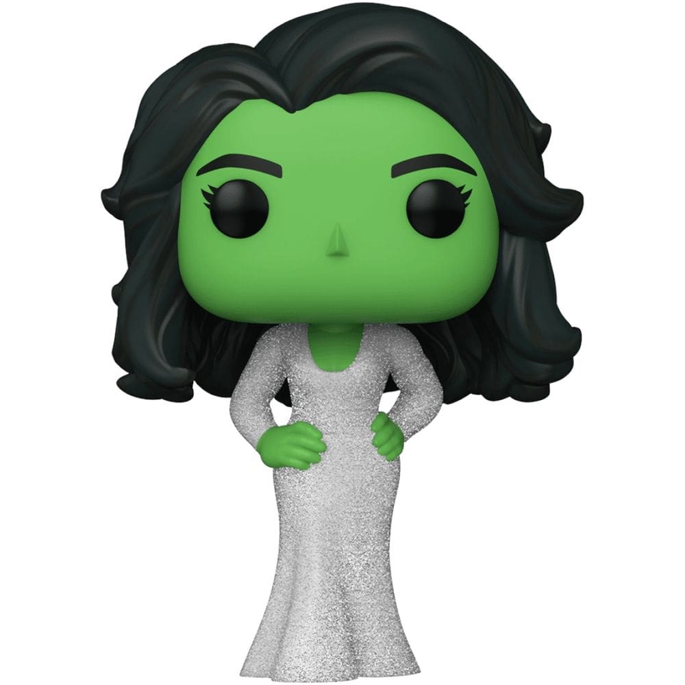 Funko Pop! She-Hulk #1127 Mulher-Hulk com Vestido de Gala Glitter (Marvel)