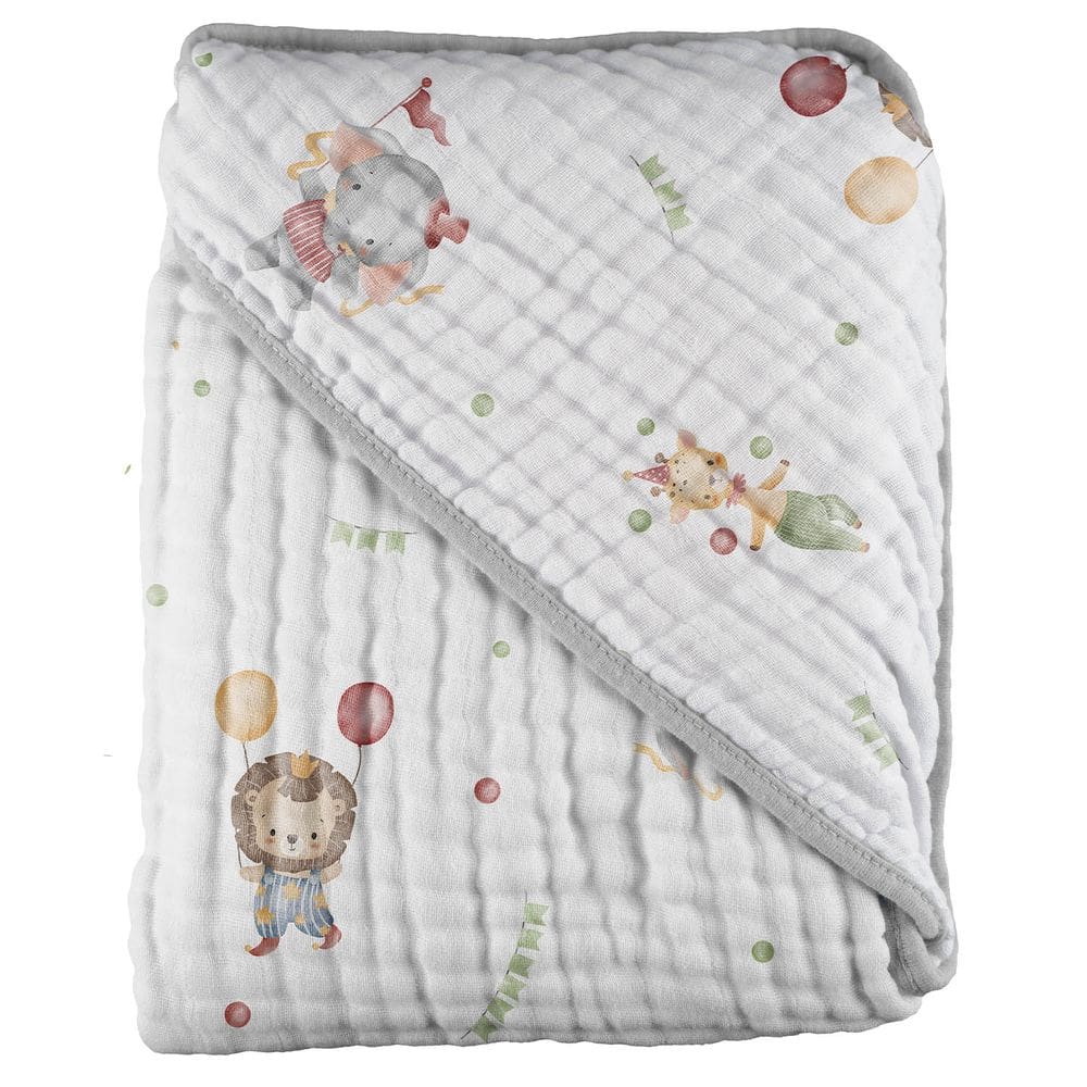 Toalha de Banho Bebê Soft Com 3 Camadas De Fralda Baby Joy