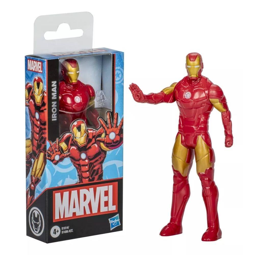 Boneco Marvel Homem de Ferro Iron Man 15?cm Hasbro Avengers Vingadores Super-Heróis