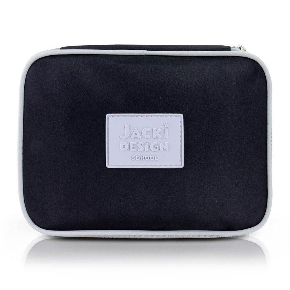 Estojo Box Organizador Escolar Com Divisórias E 24 Elásticos