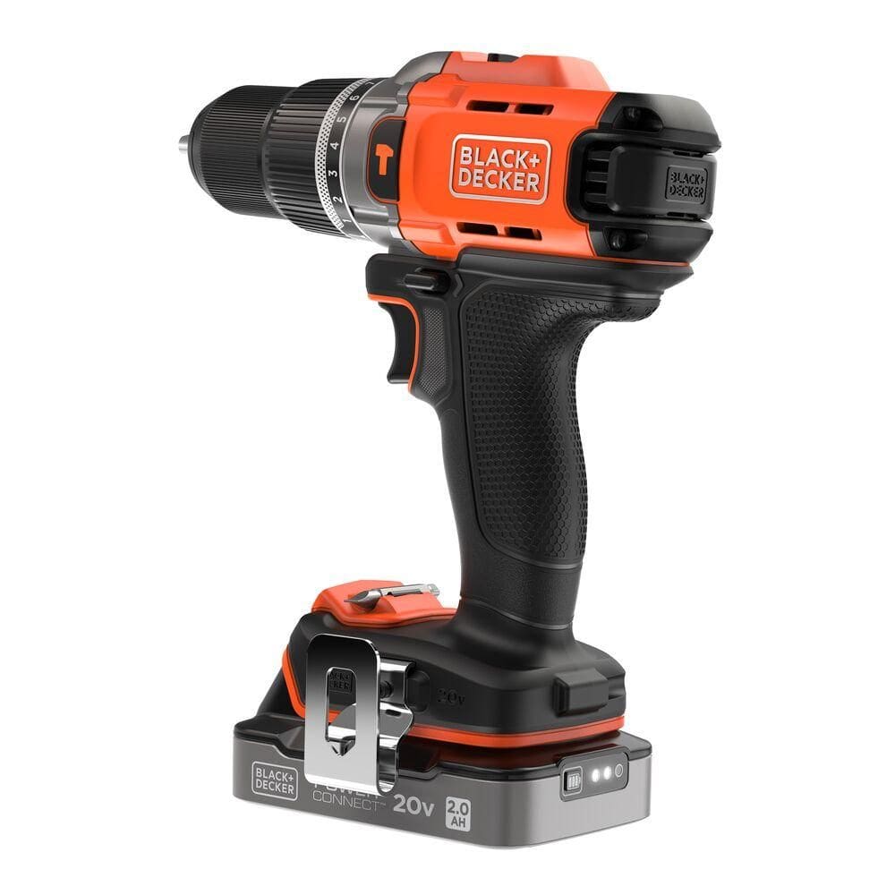 Paraf. Furadeira Impacto 13mm 20V BCD383D1XK Black Decker