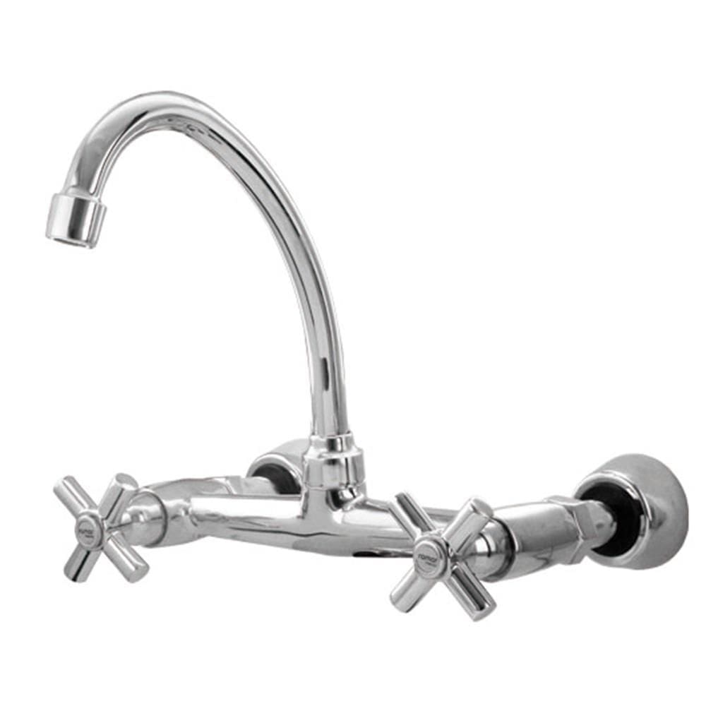Misturador de parede p/Cozinha Mesa Bica Móvel Cromado Romar
