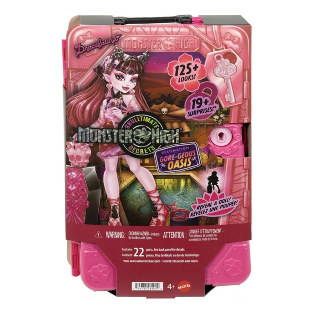 Monster High Skulltimate Secret Oásis Assustador -Destination Gore-Geous Oasis - Draculaura - Mattel