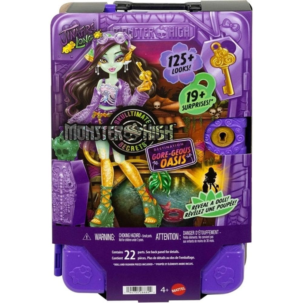 Monster High Skulltimate Secret Oásis Assustador -Destination Gore-Geous Oasis - Jinafire - Mattel