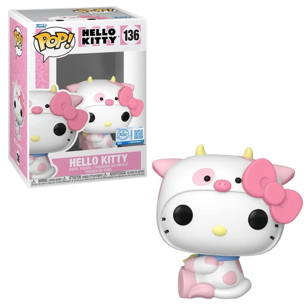 Boneco Funko Pop! Exclusivo Sanrio - Hello Kitty De Vaca