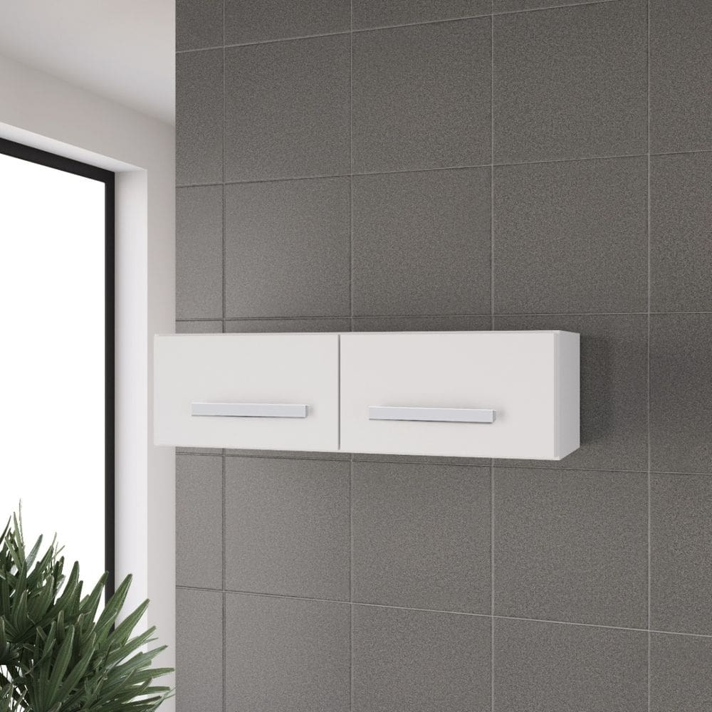 Aéreo Suspenso 79 cm Multiuso para Cozinha e Lavanderia - Branco