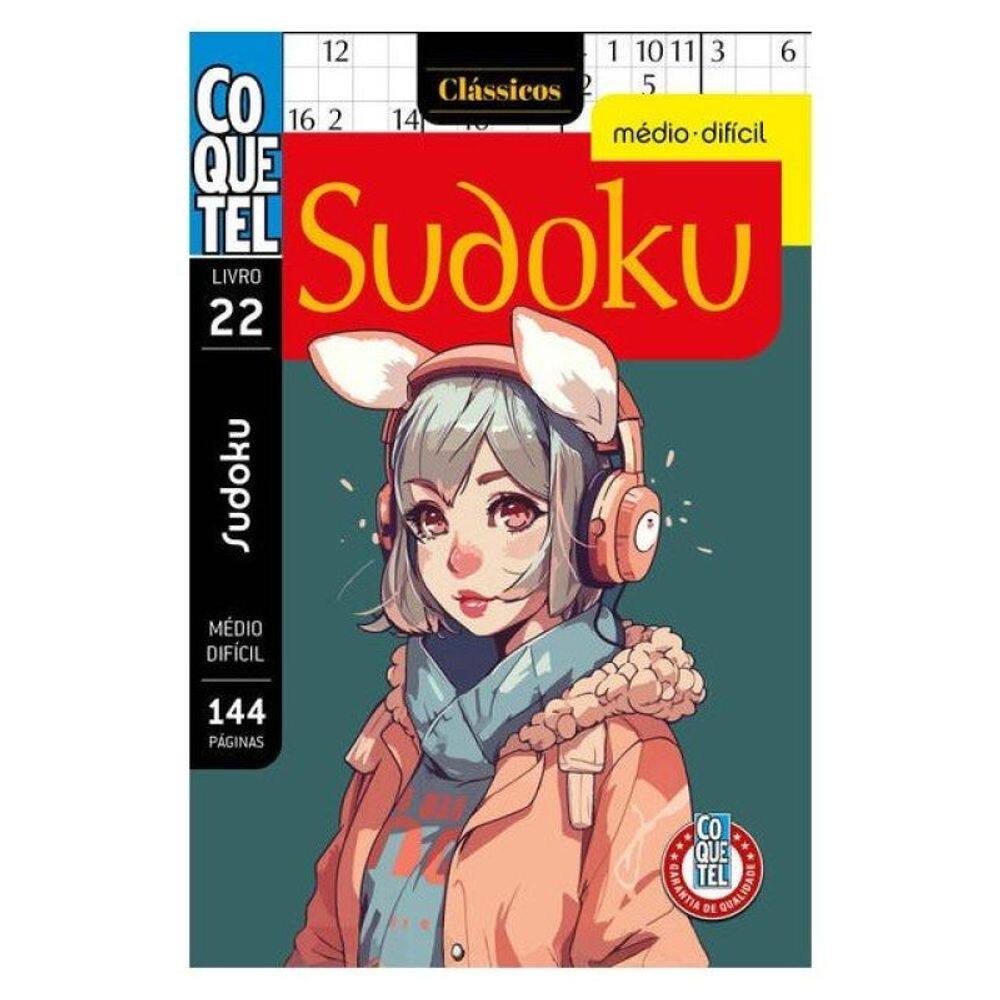 Livro Coquetel Sudoku Médio-Difícil 22