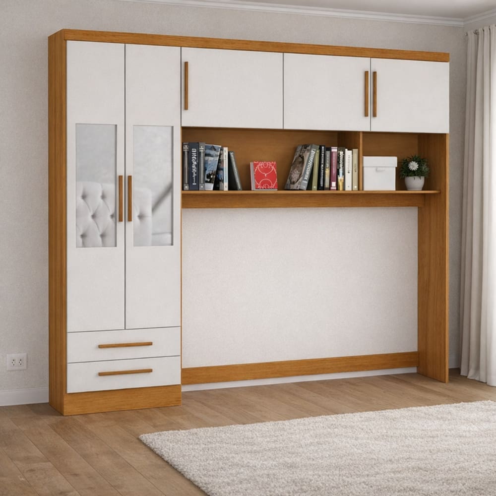 Modulado com aéreo 5 portas e espelho Velvet  -Grand Line