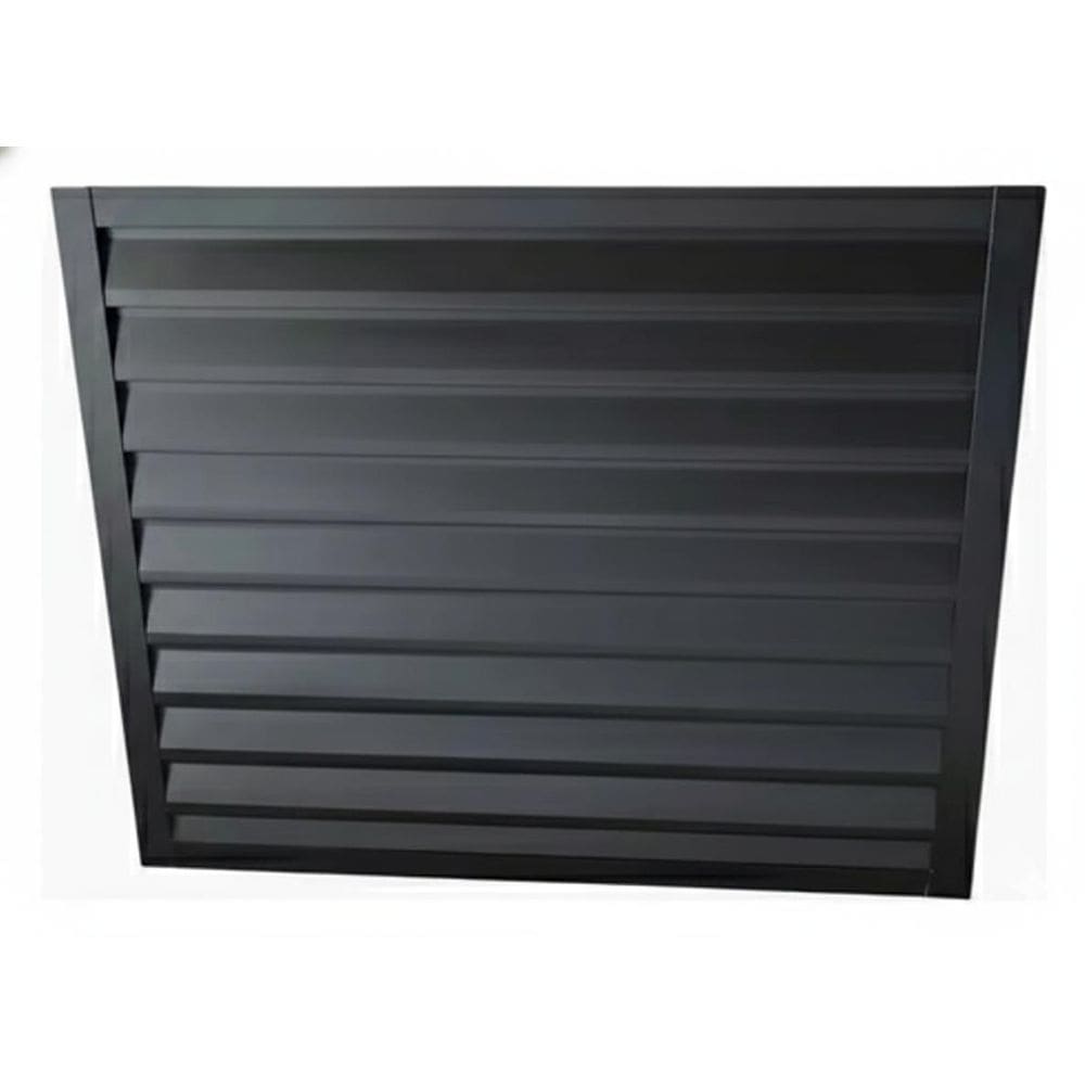 Quadro Fixo Venziana Vp Esquadrias Brasiil Vetx 80X80 Preto