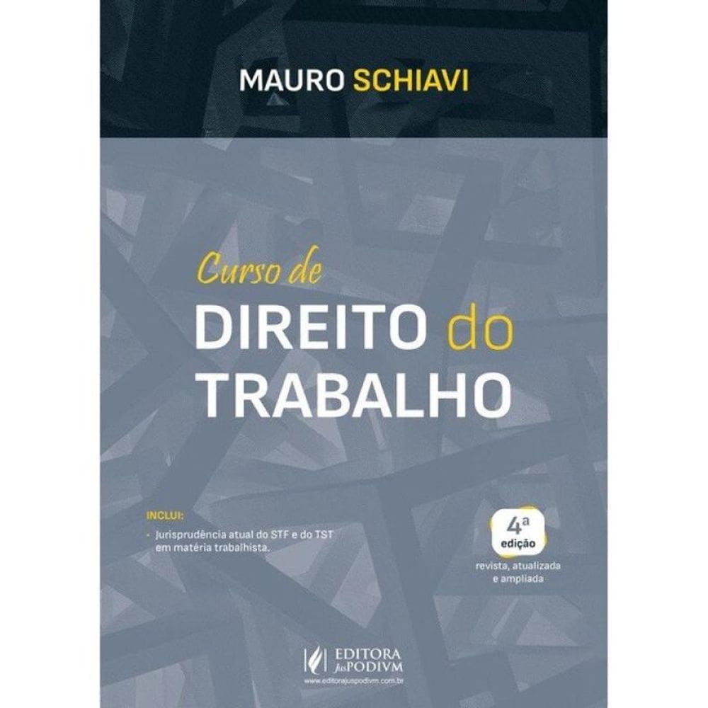 Curso De Direito Do Trabalho - 2026