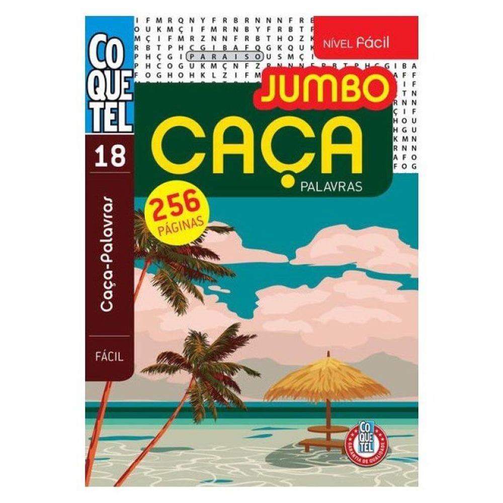 Livro Coquetel Jumbo Caça-Palavras 18